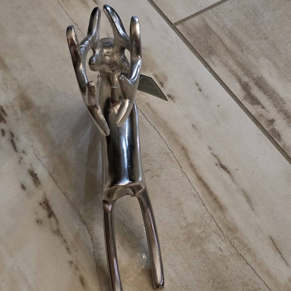 Beekman 1802 Silver Reindeer Decor - Picture 6 of 7